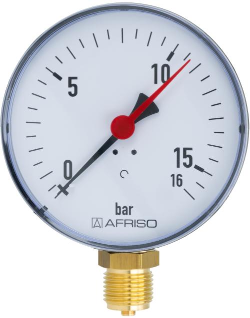 Манометр RF 100, fi100 мм, 0÷16 бар, НР1/2", rad, кл. 2,5