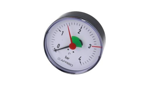Манометр HZ 80, fi80 мм, 0÷4 бар, НР1/2", ax, кл. 2,5