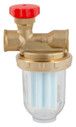 Однотрубный масляный фильтр V 1/2 - 500 Si, с пластиковым фильтрующим элементом, 390 л/ч