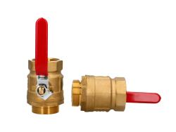 Шаровые краны НР1 1/2" x ВР1 1/2", для коллектора нижнего источника тепла ProCalida IN 1 1/2", 2 шт.