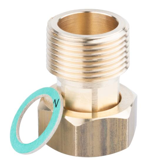 Резьбовое соединение для клапанов AZV, ВР3/4" × НР3/4", уплотнение